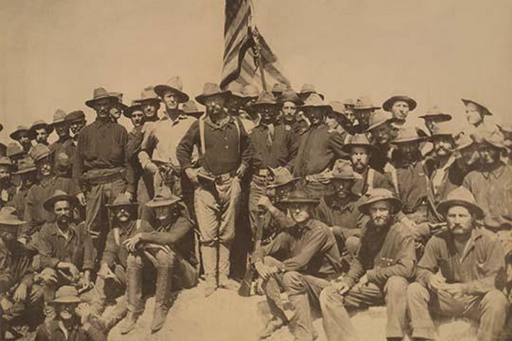 Colonel Roosevelt and Rough Riders, Battle of San Juan – Art Print