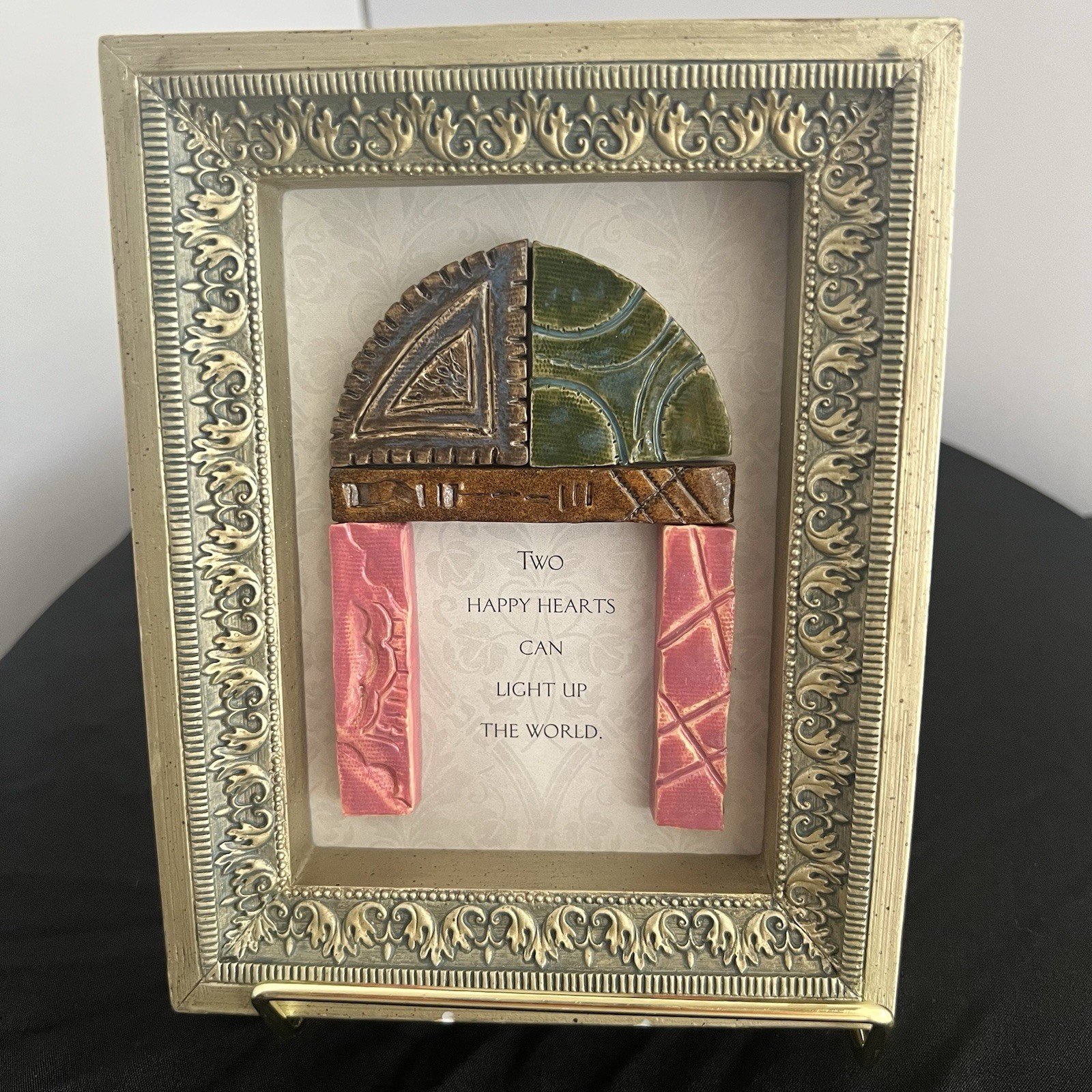 DEMDACO Architettura 4×6 Deep Shadow Box Frame Silver Wood Ornate Distressed