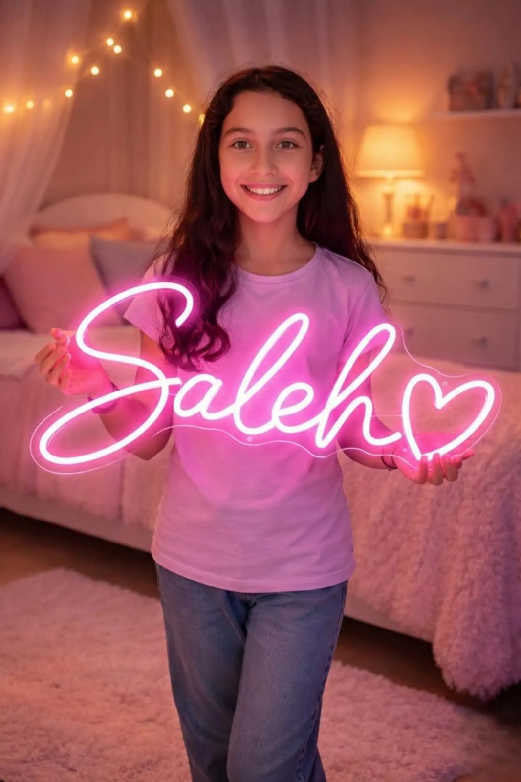 Custom Kids Name Neon Sign Personalized LED Name Nursery Light Bedroom Decor