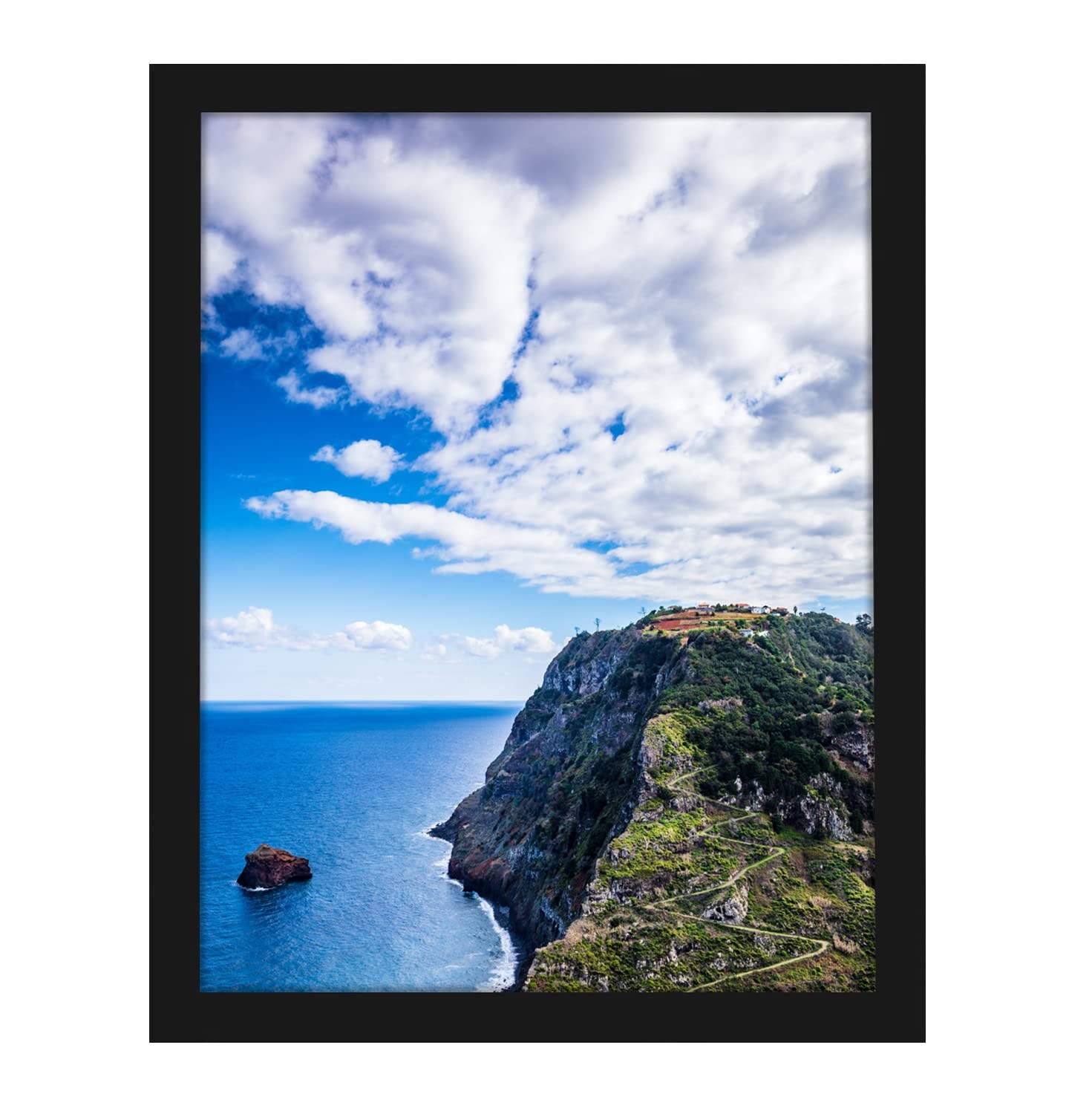 10X14 Black Picture Frame Diamond Painting Frames for 30 X 40Cm