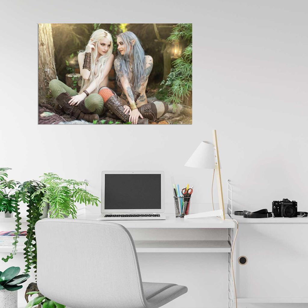 503627 Wood Elf HD Hot Sexy Cute Photo 24×18 WALL PRINT POSTER