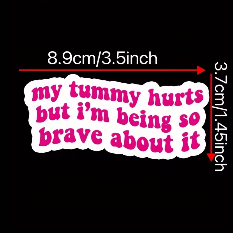 Cute Vinyl Sticker Pack, Trendy Aesthetic Decals, Fun Stickers PDF File#4