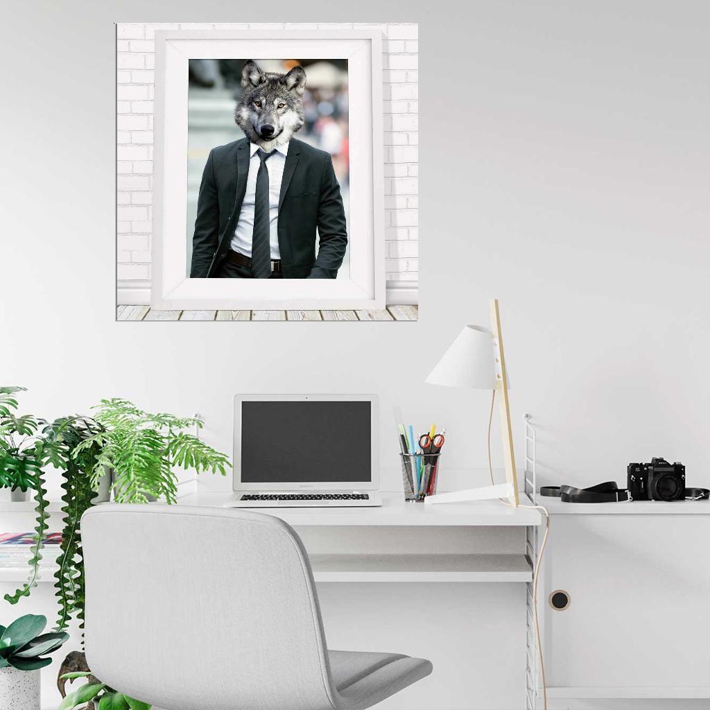 501075 Wolf – Urban Jungle Street Wear Animal 16×12 WALL PRINT POSTER