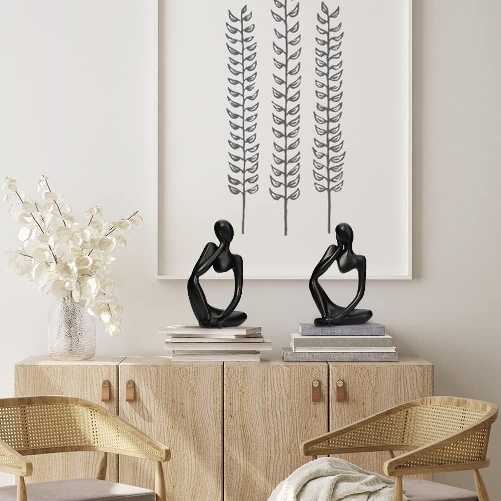Resin Statue Thinker Style Decoration Abstract Sculptures Collectible Figurines